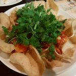 しあわせ中華そば食堂 にこり - 海老のチリソース