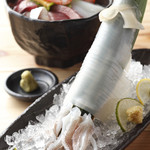 まる福 - イカの姿づくりは新鮮そのもの