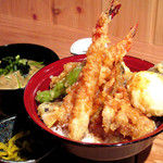 まる福 - 米油で揚げる天ぷら