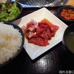 焼肉 乙ちゃん - ハーフ＆ハーフ定食