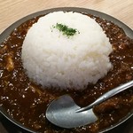 風は南から - 牛すじカレー 300円、おしゃれなスコップ型のスプーンが(^-^)