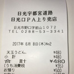 日光口パーキングエリア 上り線 売店･飲食 - 