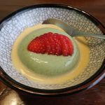 日本料理 梅林 - 抹茶のプリン