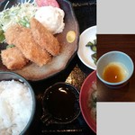 Biawakusuchitose - 日替りランチ（ヒレカツ定食）740円　2017/06