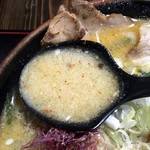 かしわ家 - 白みそチャーシュー（県産桃豚・普）　スープアップ