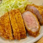 とんかつ燕楽 - ロゼカラーの美味しそうなローストンカツ【料理】 