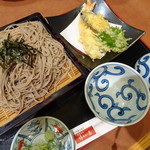 芭蕉庵 - 天ざるそば(1,000円)