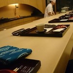 山玄茶 - カウンター席