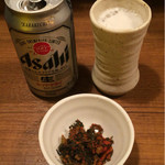 麺通 - 缶ビール 400円