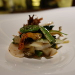 中華たかせ - ☆鮑とタイラギ貝と赤貝のJXO醤添え(*^。^*)☆