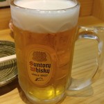 大衆麺酒場 ガラクタ - 生ビール