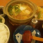 米貞 - 味噌煮込み定食1,280円（税別）