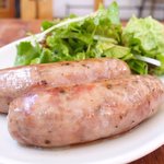 まちのパーラー - サルシッチャセット 1340円 のサルシッチャ