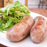 まちのパーラー - サルシッチャセット 1340円 のサルシッチャ