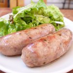 まちのパーラー - サルシッチャセット 1340円 のサルシッチャ