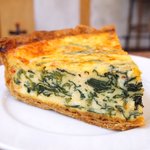 まちのパーラー - ほうれん草とリコッタチーズのキッシュ 520円