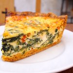 まちのパーラー - ほうれん草とリコッタチーズのキッシュ 520円