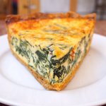 まちのパーラー - ほうれん草とリコッタチーズのキッシュ 520円
