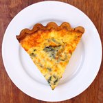 まちのパーラー - ほうれん草とリコッタチーズのキッシュ 520円