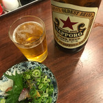 立ち呑み くにし - アジのタタキ