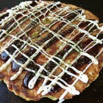 ベル - 関西風豚玉お好み焼きﾗﾝﾁ750円→ﾗﾝﾊﾟｽ利用で500円☆今回はお店の方に焼いて頂きました☆6/8