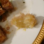 ぽん多本家 - 芋フライ断面