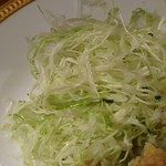 ぽん多本家 - 千切りキャベツ