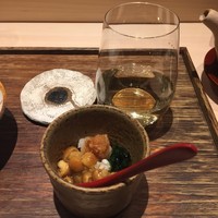 日本橋 蕎ノ字 - ⚫︎ヴィオニエとお通し