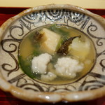 銀座 しのはら - 鮑と鱧鍋