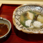 銀座 しのはら - 鮑と鱧鍋