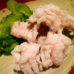 焼酎と手しごと料理の店　まさや - ◆鱧の湯引き