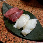 朝日鮨 - 鮪、たこ