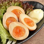 Seasoned boiled egg