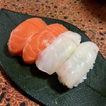 朝日鮨 - サーモン、鯛