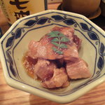 小石川 かとう - 本日のお通し（マグロの煮付け）