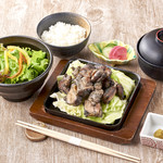 Charcoal grilled Kirishima chicken set