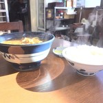 ミズハ食堂 - カレーうどん 610yen＆ごはん小190yen