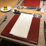 eclat - テーブルセットは、こんな感じ。