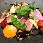 コントワール15 - 鴨胸肉と牛蒡のサラダ
