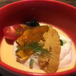 コントワール15 - 雲丹と根セロリの冷製ロワイヤル