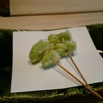 てんぷら　成生 - 空豆