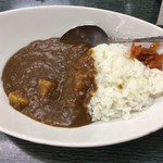 玉川 - カレーライス550円がライス少な目で500円に！