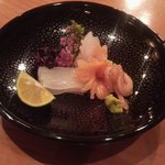 日本料理 たかむら - お造り。赤貝ウマウマ