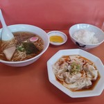 わだラーメン - ラーメンセット(850円)