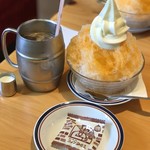 コメダ珈琲店 - 【2017.5.31】たっぷりアイスコーヒー&みかん氷。