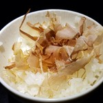 雨は、やさしく NO,2 - チーズおかかご飯(200円)です。