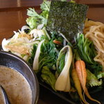 カミノ - 野菜つけ麺（半麺）