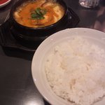 Kudara Karubi - 純豆腐チゲランチ（500円）