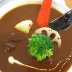 つちのか - 本日の日替りシチューはビーフカレー