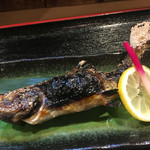 味女 - あまごの塩焼き  素晴らしかった